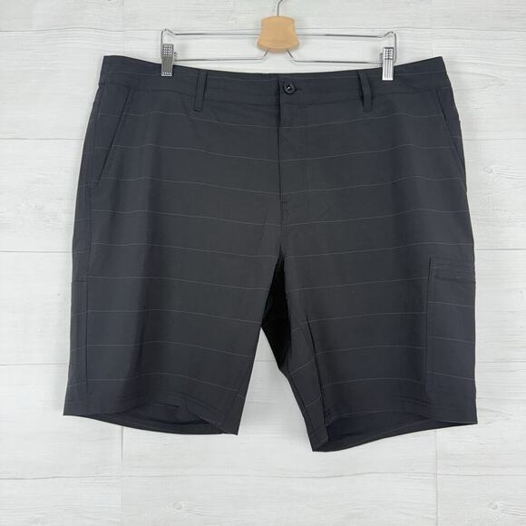 O'Neill Crossover Shorts Men 40 Black Hybrid Quick Dry Hike Pockets Surf Outdoor - Picture 14 of 14